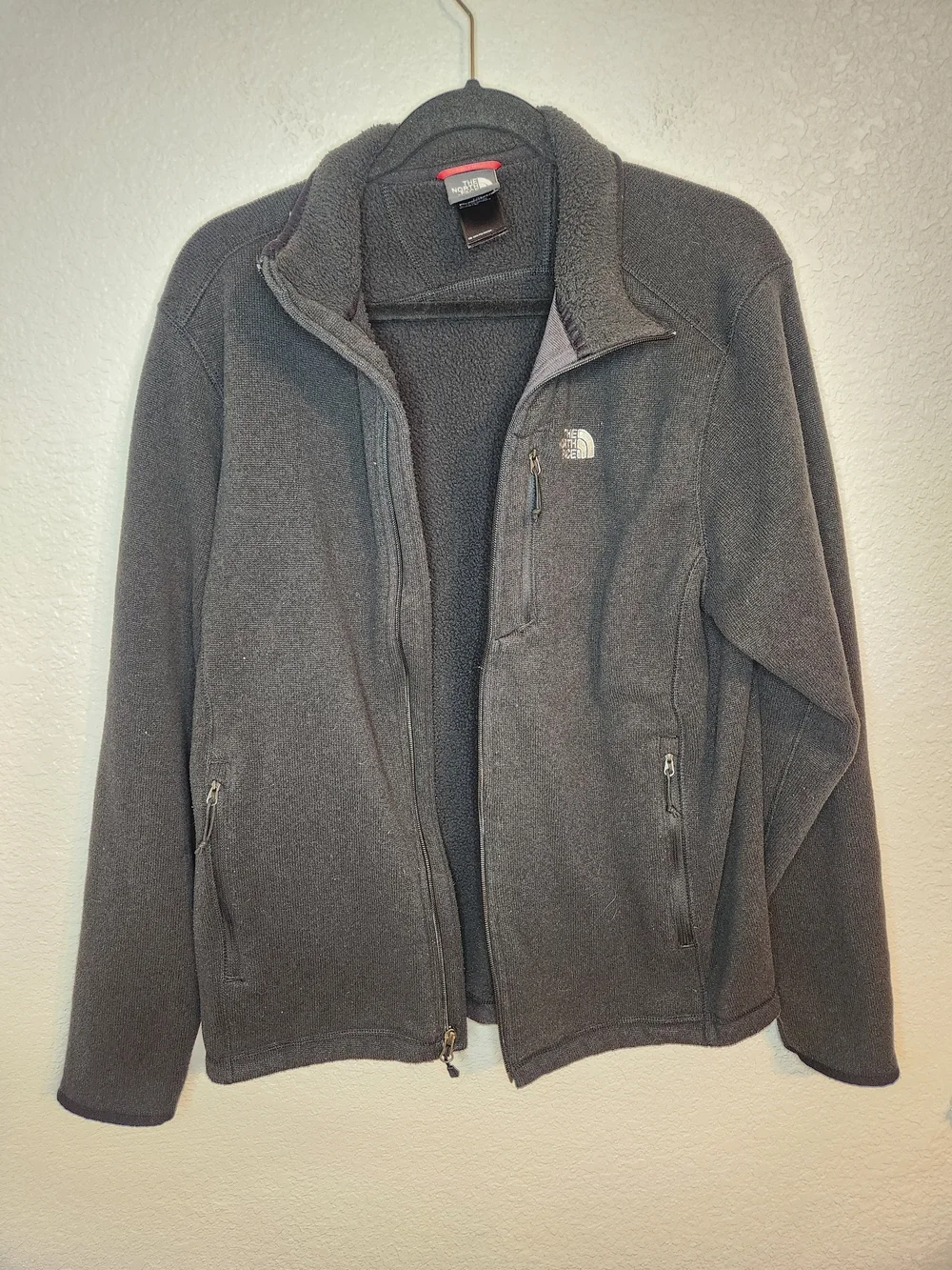 The North Face Black Full-Zip Fleece Jacket men's L
